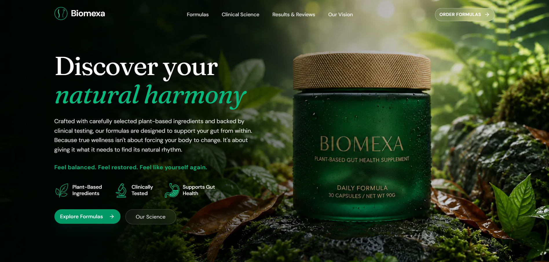 Biomexa — Advanced Microbiome & Bio-Tech Science